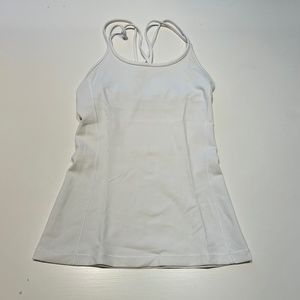 Lululemon White Tank Top